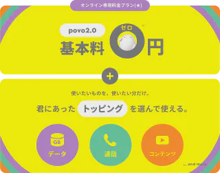 【povo】長期間トッピング未購入による利用停止予告がきたので更新した